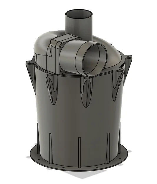 Bộ lọc bụi xoáy Cyclone 3D tùy chỉnh cho máy hút bụi xưởng mộc - Image 1