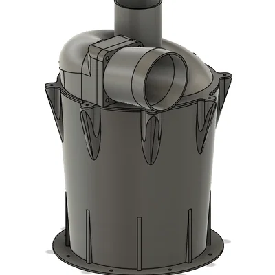 Bộ lọc bụi xoáy Cyclone 3D tùy chỉnh cho máy hút bụi xưởng mộc