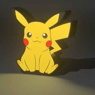 LightBox Pikachu – Hộp đèn trang trí độc đáo