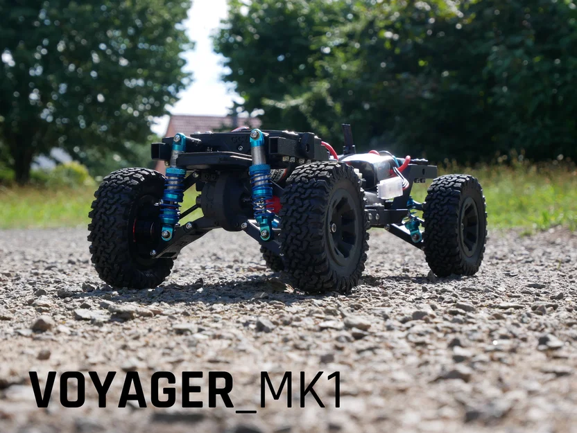 Chassis xe RC địa hình VOYAGER-MK1 tỉ lệ 1:10 (In 3D) - Image 1