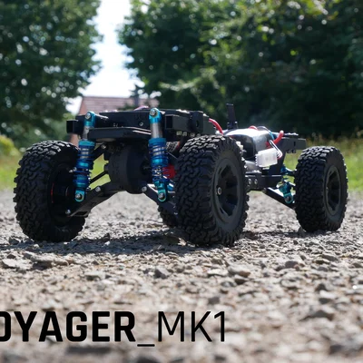 Chassis xe RC địa hình VOYAGER-MK1 tỉ lệ 1:10 (In 3D)