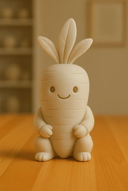 Mô hình Cà rốt Phục sinh (Easter Carrot) đáng yêu để in 3D - Image 1