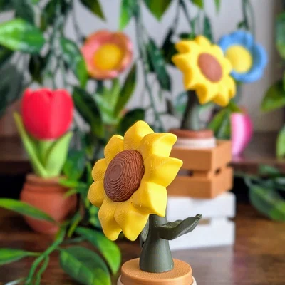 Sunflower Clicker - Đồ chơi hoa hướng dương nhấn nhả vui nhộn
