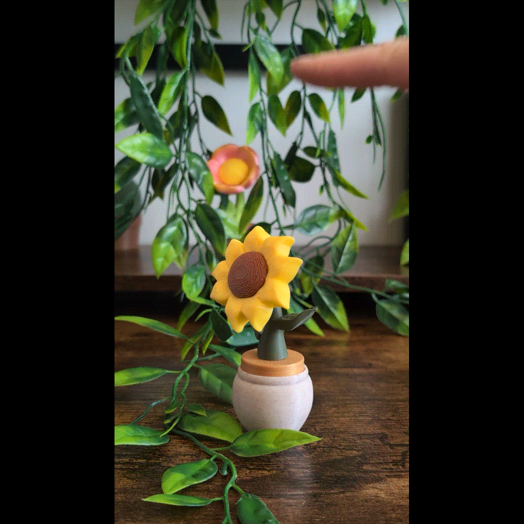 Sunflower Clicker - Đồ chơi hoa hướng dương nhấn nhả vui nhộn