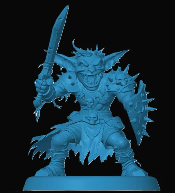 Goblin Fighter - Mô hình chiến binh yêu tinh cho game nhập vai - Image 1