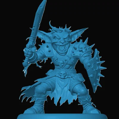 Goblin Fighter - Mô hình chiến binh yêu tinh cho game nhập vai