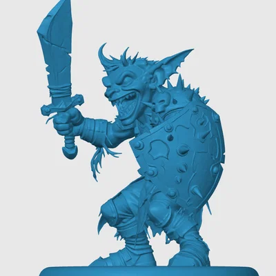 Goblin Fighter - Mô hình chiến binh yêu tinh cho game nhập vai
