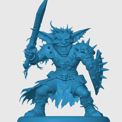 Goblin Fighter - Mô hình chiến binh yêu tinh cho game nhập vai