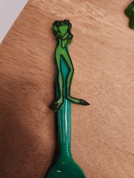 Phụ kiện trang trí thìa hình ếch Spoon Toppers - Image 2