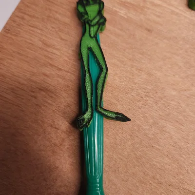 Phụ kiện trang trí thìa hình ếch Spoon Toppers