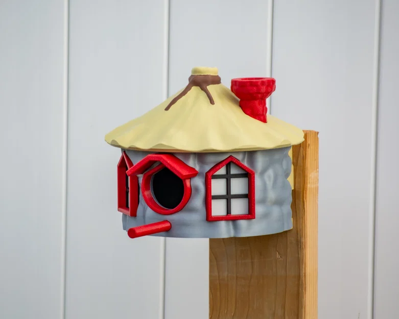 Nhà Chim 001 - Không cần máy in nhiều màu - Image 1