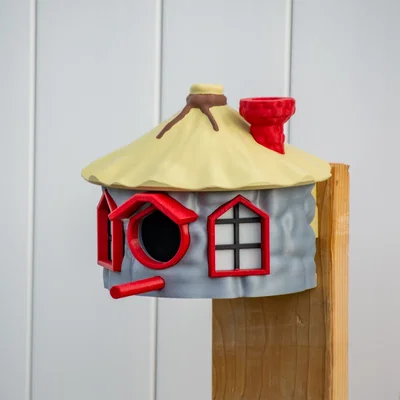 Nhà Chim 001 - Không cần máy in nhiều màu