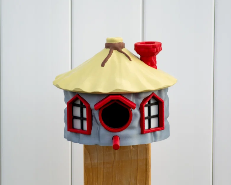 Nhà Chim 001 - Không cần máy in nhiều màu - Image 2