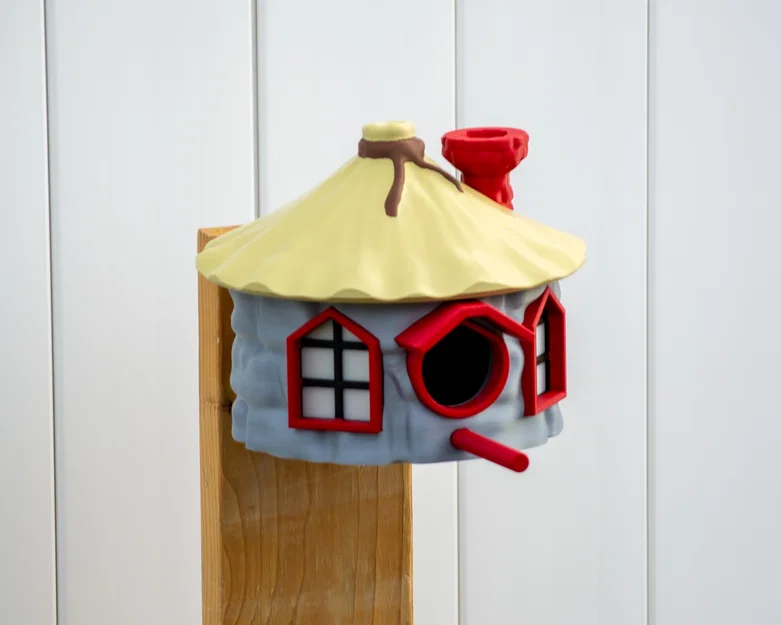 Nhà Chim 001 - Không cần máy in nhiều màu - Image 3