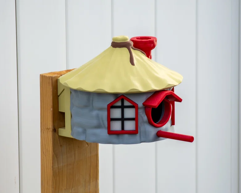 Nhà Chim 001 - Không cần máy in nhiều màu - Image 5