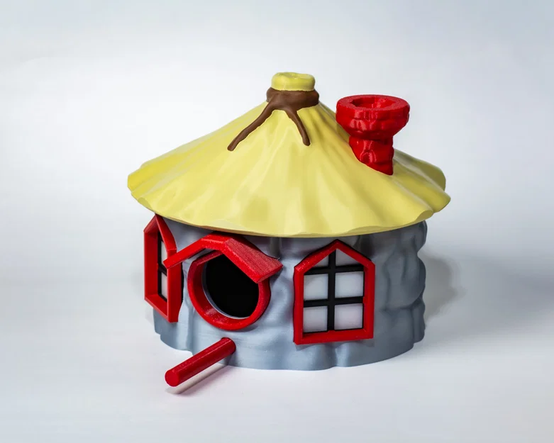 Nhà Chim 001 - Không cần máy in nhiều màu - Image 6