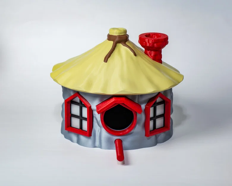 Nhà Chim 001 - Không cần máy in nhiều màu - Image 7