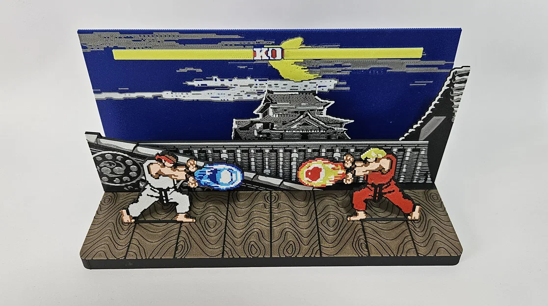 Diorama Street Fighter 2 (Sân đấu Ryu) - Image 1