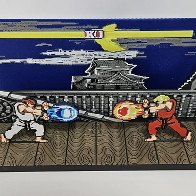 Diorama Street Fighter 2 (Sân đấu Ryu)