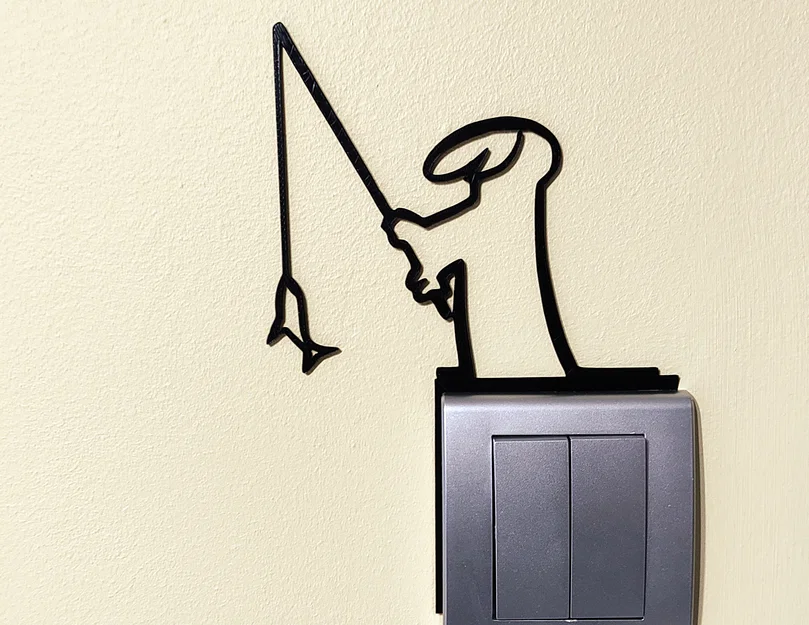 Mô hình trang trí công tắc đèn vui nhộn – La Linea Balum 33 - Image 1