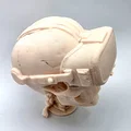 Mô hình đầu lâu đeo kính thực tế ảo VR Skull trang trí bàn làm việc - Thumbnail 5