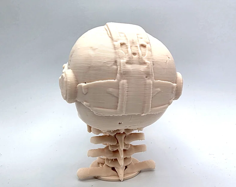 Mô hình đầu lâu đeo kính thực tế ảo VR Skull trang trí bàn làm việc - Image 7