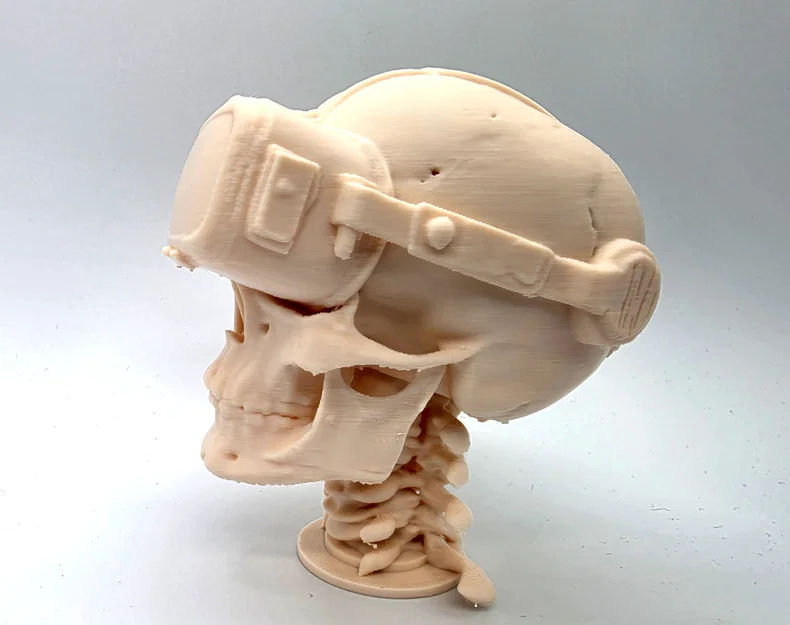 Mô hình đầu lâu đeo kính thực tế ảo VR Skull trang trí bàn làm việc - Image 8