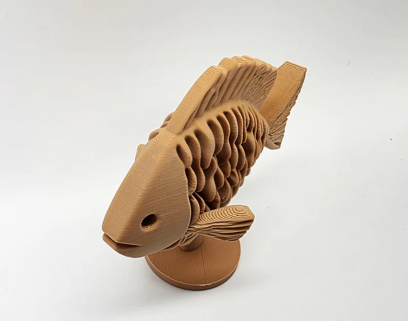 Tượng Cá Điêu Khắc Gỗ 4 - Image 4