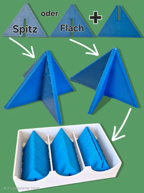 Malerpyramide - Đế đỡ hình kim tự tháp hỗ trợ sơn mô hình - Image 14