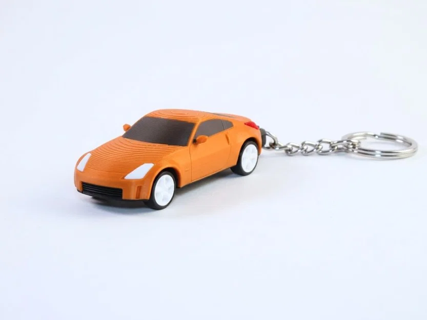 Móc khóa xe Nissan 350Z - Mô hình 3D tỉ lệ 1:64 cực chất - Image 1