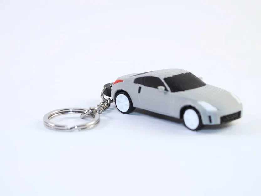 Móc khóa xe Nissan 350Z - Mô hình 3D tỉ lệ 1:64 cực chất - Image 2