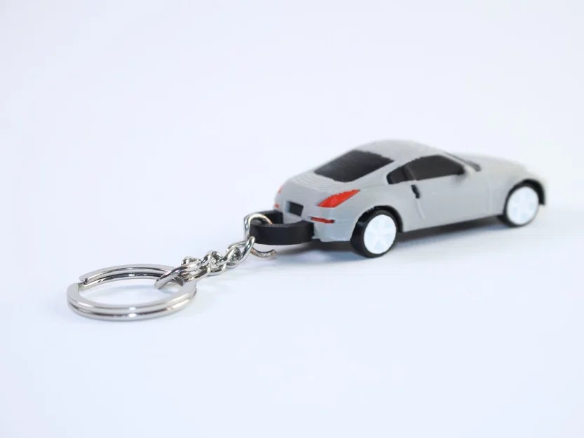 Móc khóa xe Nissan 350Z - Mô hình 3D tỉ lệ 1:64 cực chất - Image 3