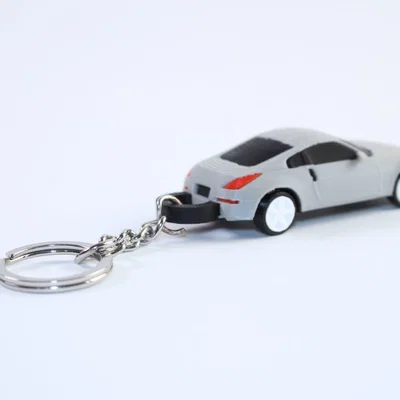 Móc khóa xe Nissan 350Z - Mô hình 3D tỉ lệ 1:64 cực chất