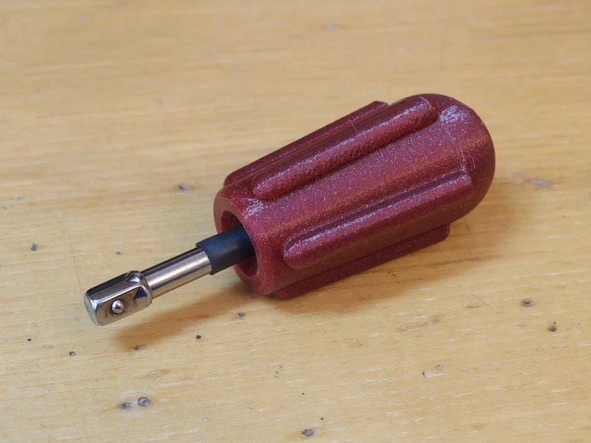 Tay cầm 3D đa năng cho dụng cụ vặn 1/4 inch (Spinner Handle) - Image 1