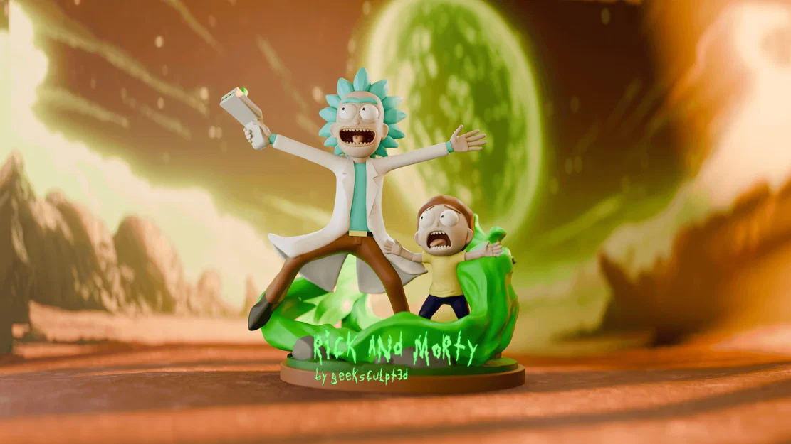 Mô hình sưu tầm Rick and Morty - Image 1