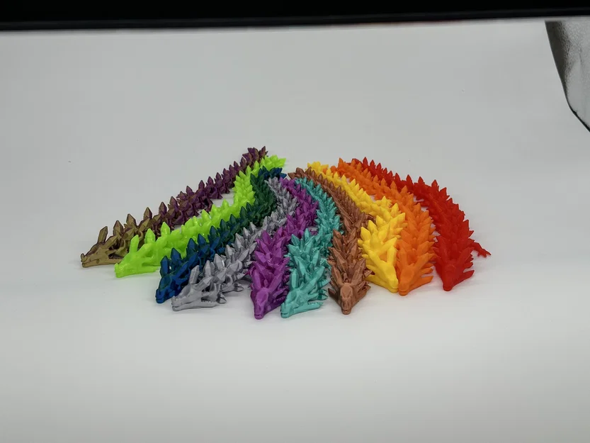 Mô hình rồng khớp nối 3D (Articulated Dragon) linh hoạt, đẹp mắt - Image 1