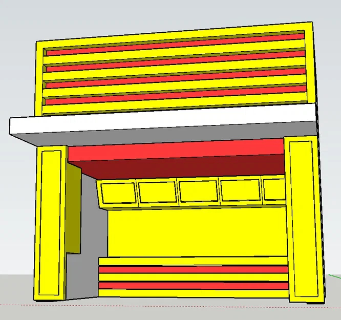 Mô hình diorama cửa hàng Andoks tỉ lệ 1/64 in 3D độc đáo - Image 5