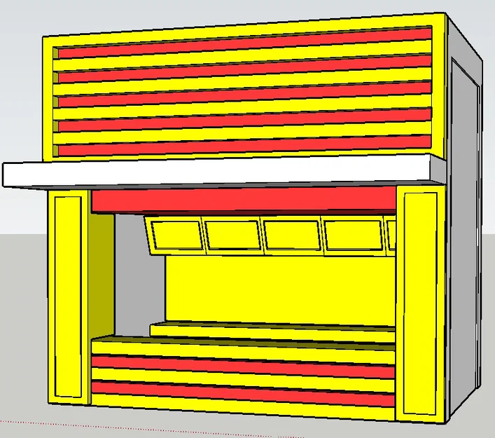 Mô hình diorama cửa hàng Andoks tỉ lệ 1/64 in 3D độc đáo - Image 6