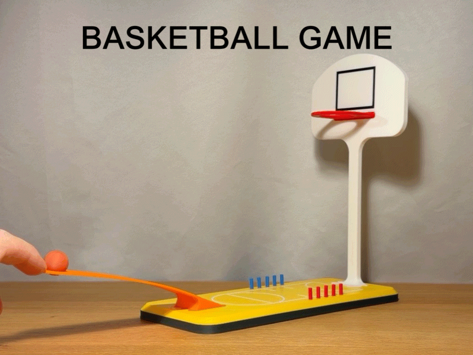 Mini Tabletop Basketball Flick Game - Trò Chơi Bóng Rổ Để Bàn - Image 1