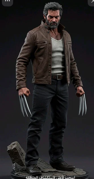 Mô hình 3D Wolverine (Logan) chi tiết dành cho người sưu tầm - Image 1