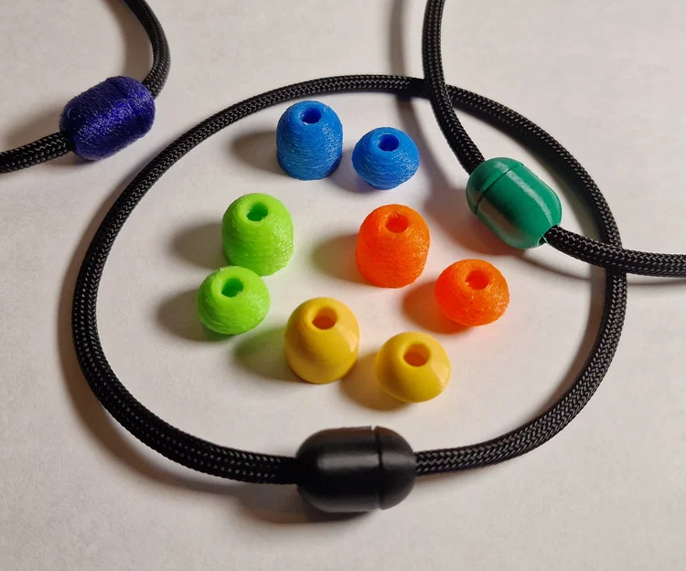 Khóa an toàn 3D cho dây dù paracord (safety clasp bead) - Image 1