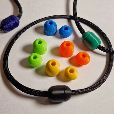 Khóa an toàn 3D cho dây dù paracord (safety clasp bead)