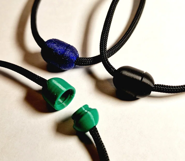 Khóa an toàn 3D cho dây dù paracord (safety clasp bead) - Image 3