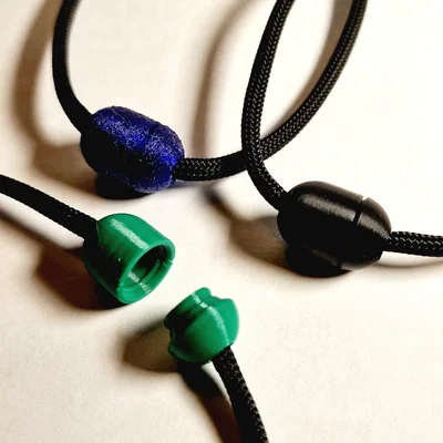 Khóa an toàn 3D cho dây dù paracord (safety clasp bead)