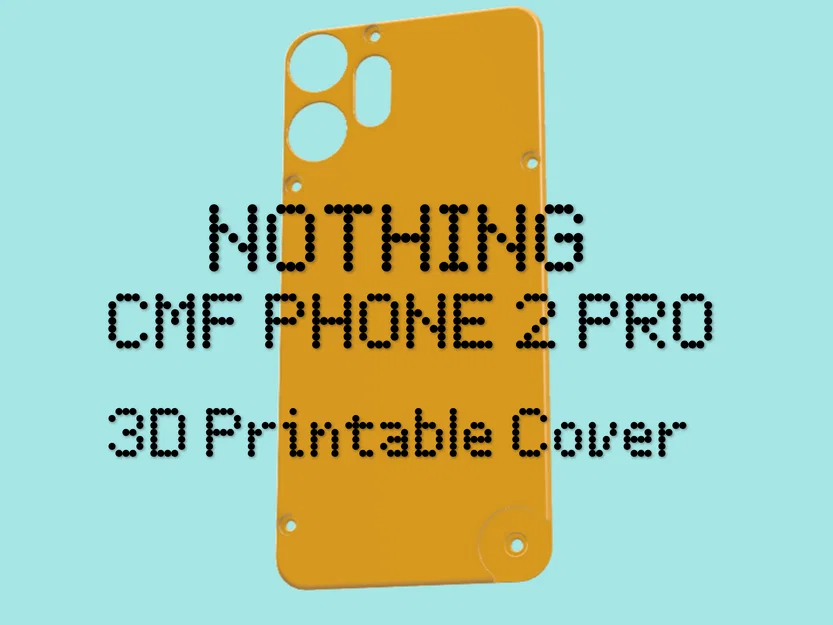 CMF Phone 2 Pro - Ốp lưng in 3D (Bản mẫu) - Image 1