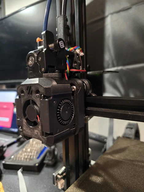 Ngàm gắn đầu in Dragon Burner cho Ender 3 (hỗ trợ CRTouch) - Image 2