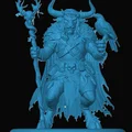 Minotaur Druid - Mô hình nhân vật cho game RPG - Thumbnail 1