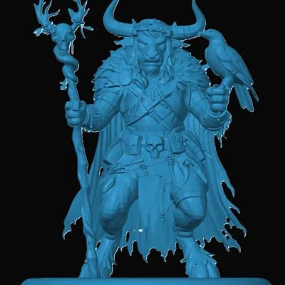 Minotaur Druid - Mô hình nhân vật cho game RPG