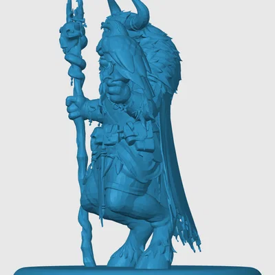 Minotaur Druid - Mô hình nhân vật cho game RPG
