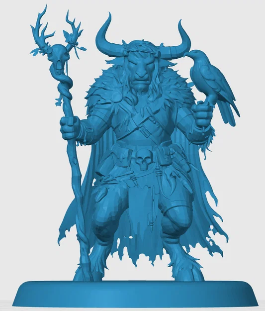 Minotaur Druid - Mô hình nhân vật cho game RPG - Image 3